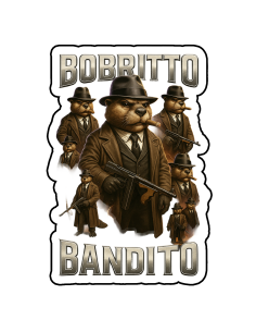 Sticker "Bobritto Bandito"