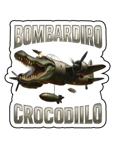 Sticker "Bombardiro Crocodilo"