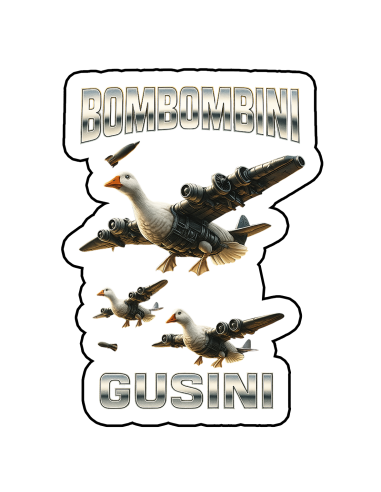 Sticker "Bombombini Gusini"