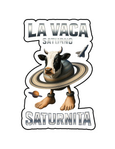 Sticker "La Vaca Saturno Saturnita"