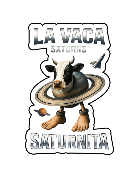 Sticker "La Vaca Saturno Saturnita"