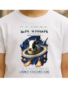 Tricou pentru copii "La Vaca Saturno Saturnita"